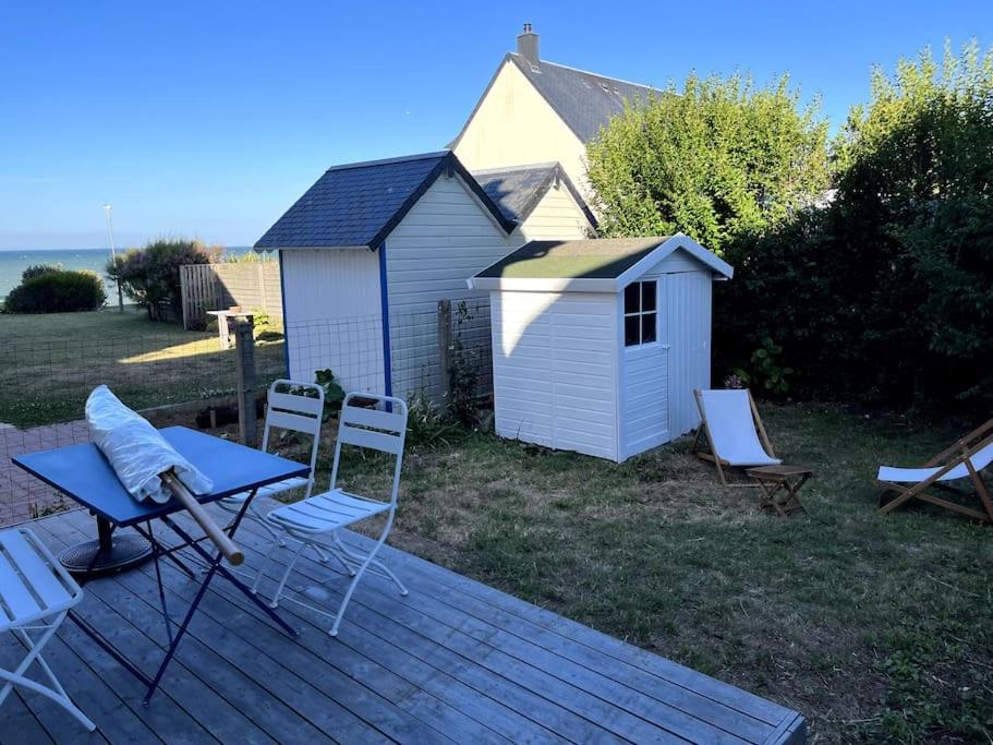 La Cabine Vue Mer Luc-sur-Mer Luaran gambar